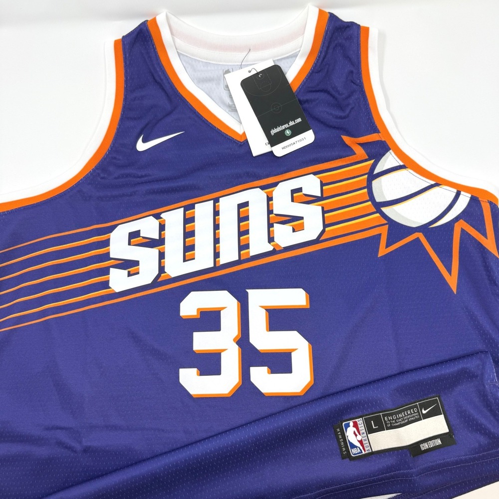 Nike Phoenix Suns Kevin Durant 35 Icon Swingman Jersey Youth Large 14/16 NEW